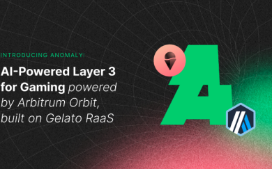 Introducing Anomaly: AI-Powered Layer 3 for Gaming powered by Arbitrum Orbit, built on Gelato RaaS